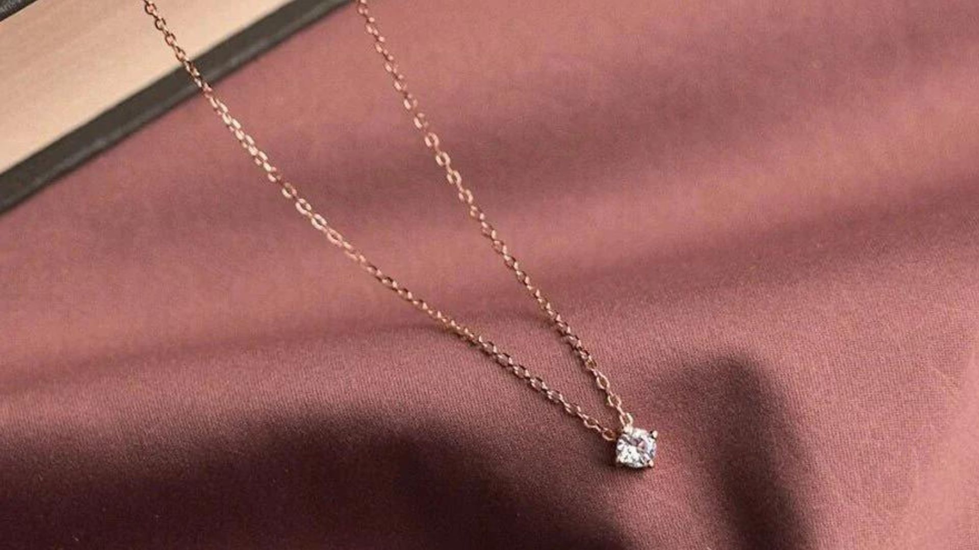 925 Silver Solitaire One Diamond Necklace 