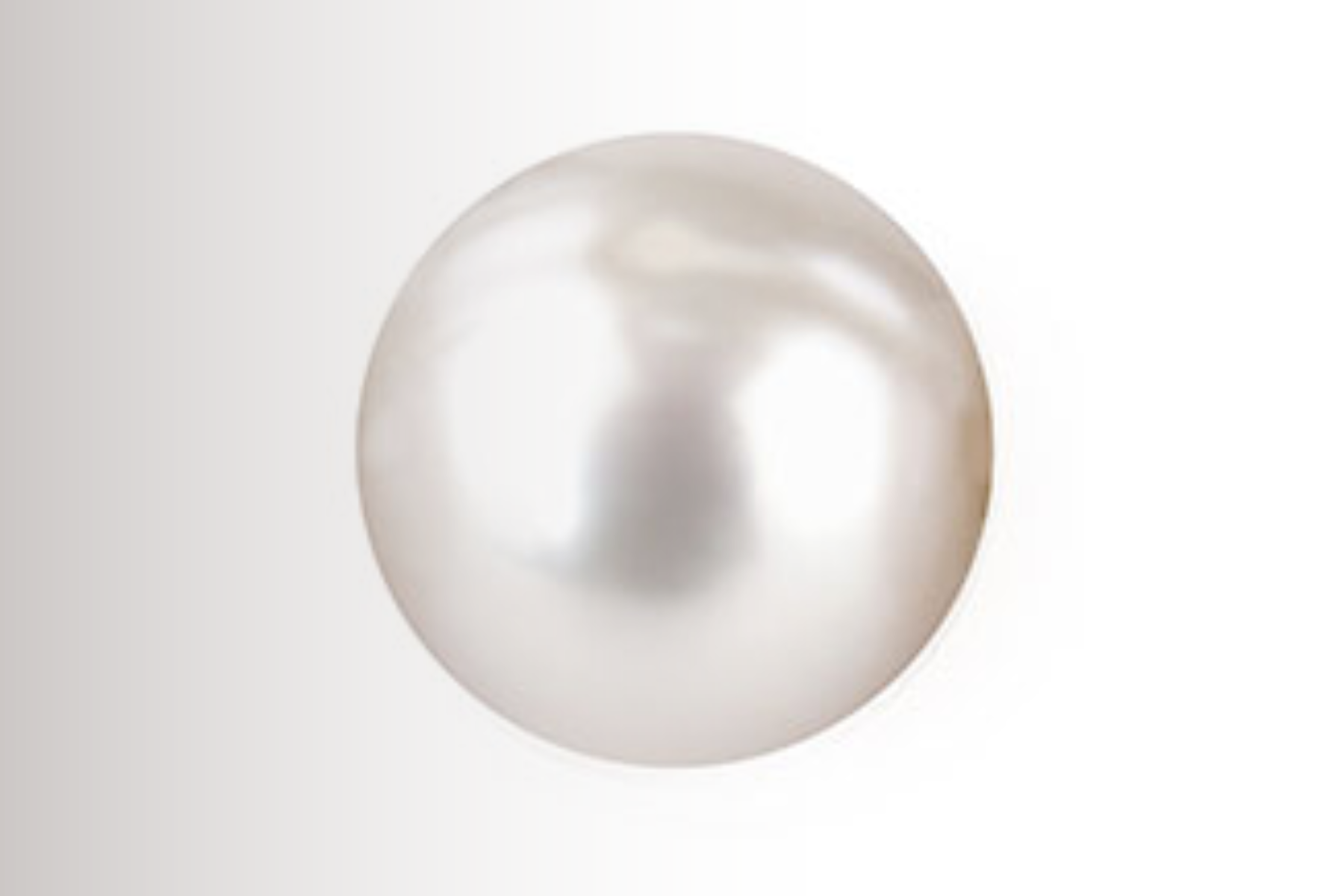 Round white pearl stone