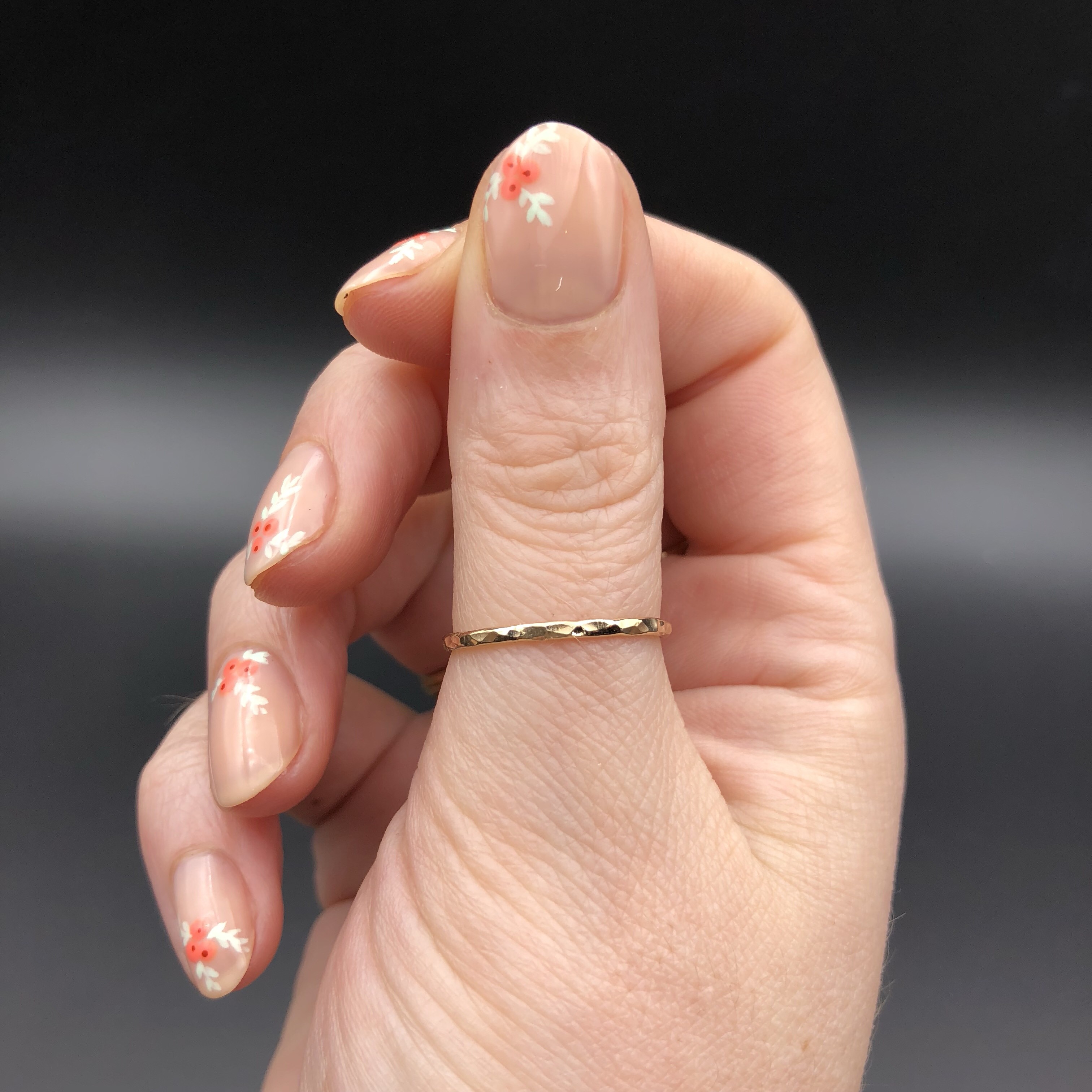 Gold Ring In Thumb ring