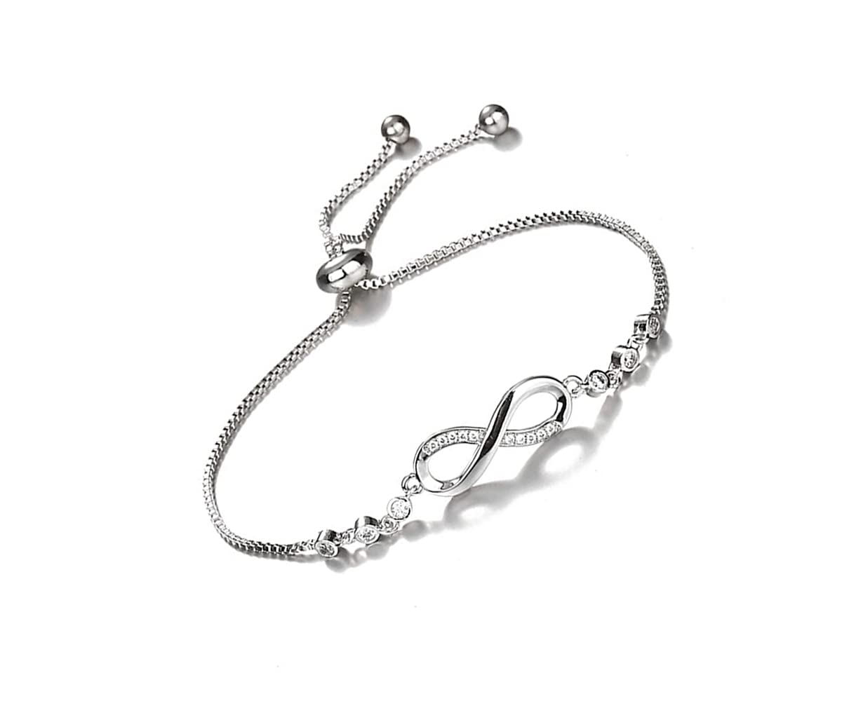 Women's 925 Sterling Silver Hollow Chain Bracelet
