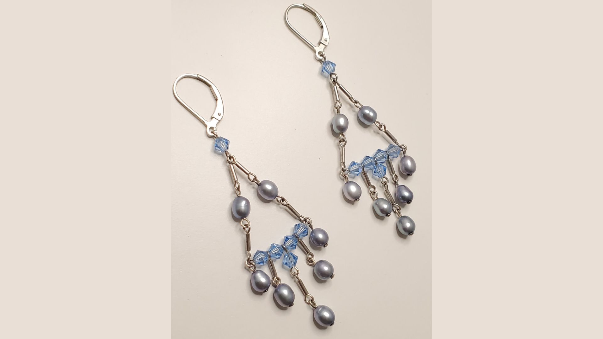 Victorian Elegance Pearl Earrings