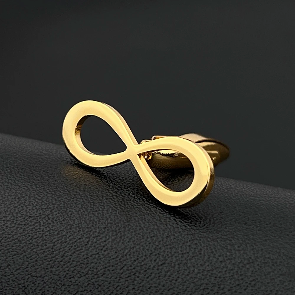 Classic Minimalism Infinity Symbol Romantic Wedding Cufflinks