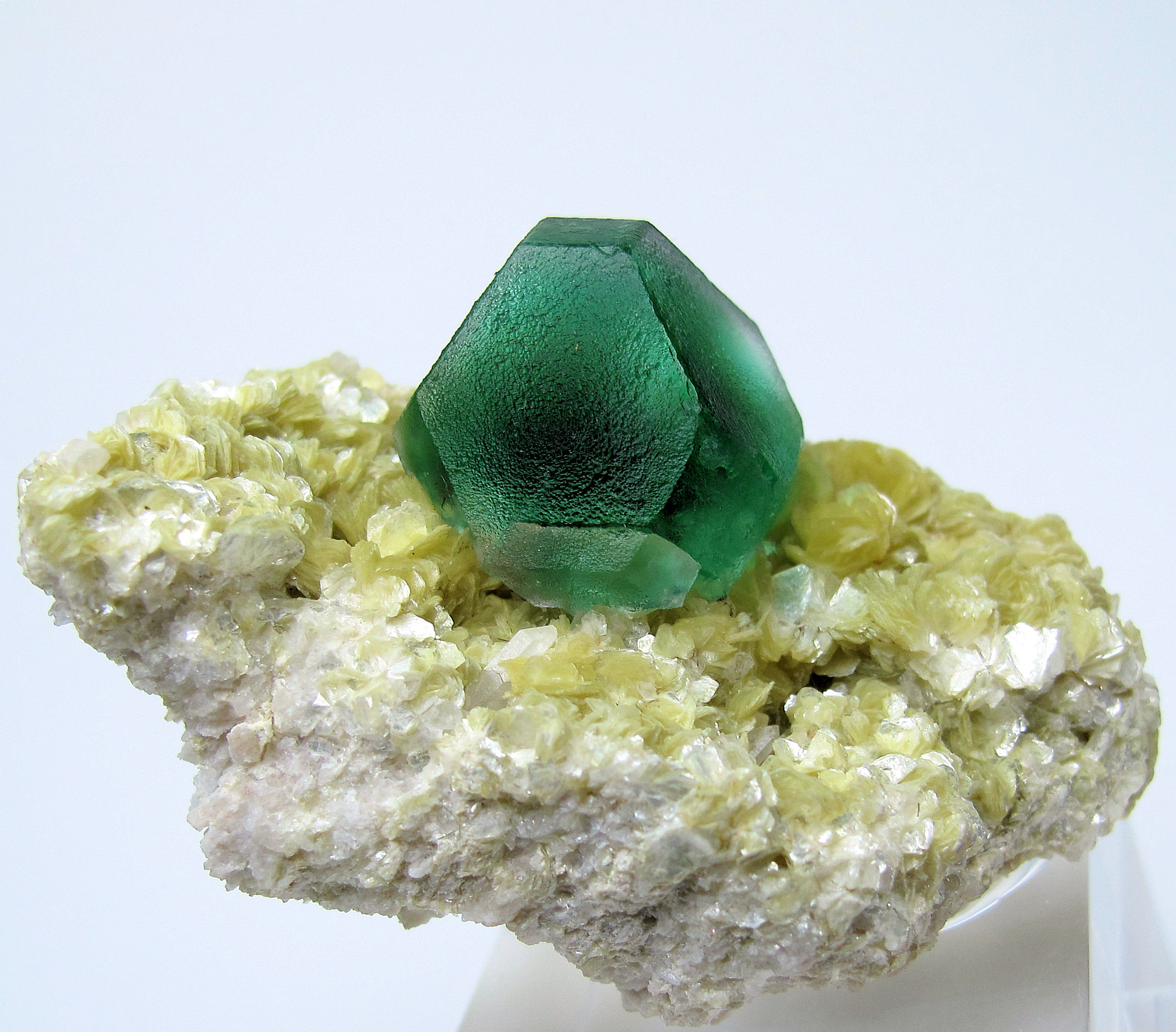 Two Different Green Color Fluorite