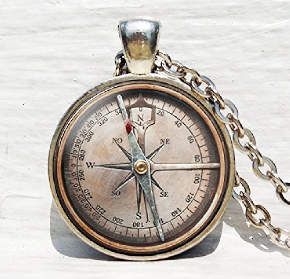 Vintage Compass Pendant