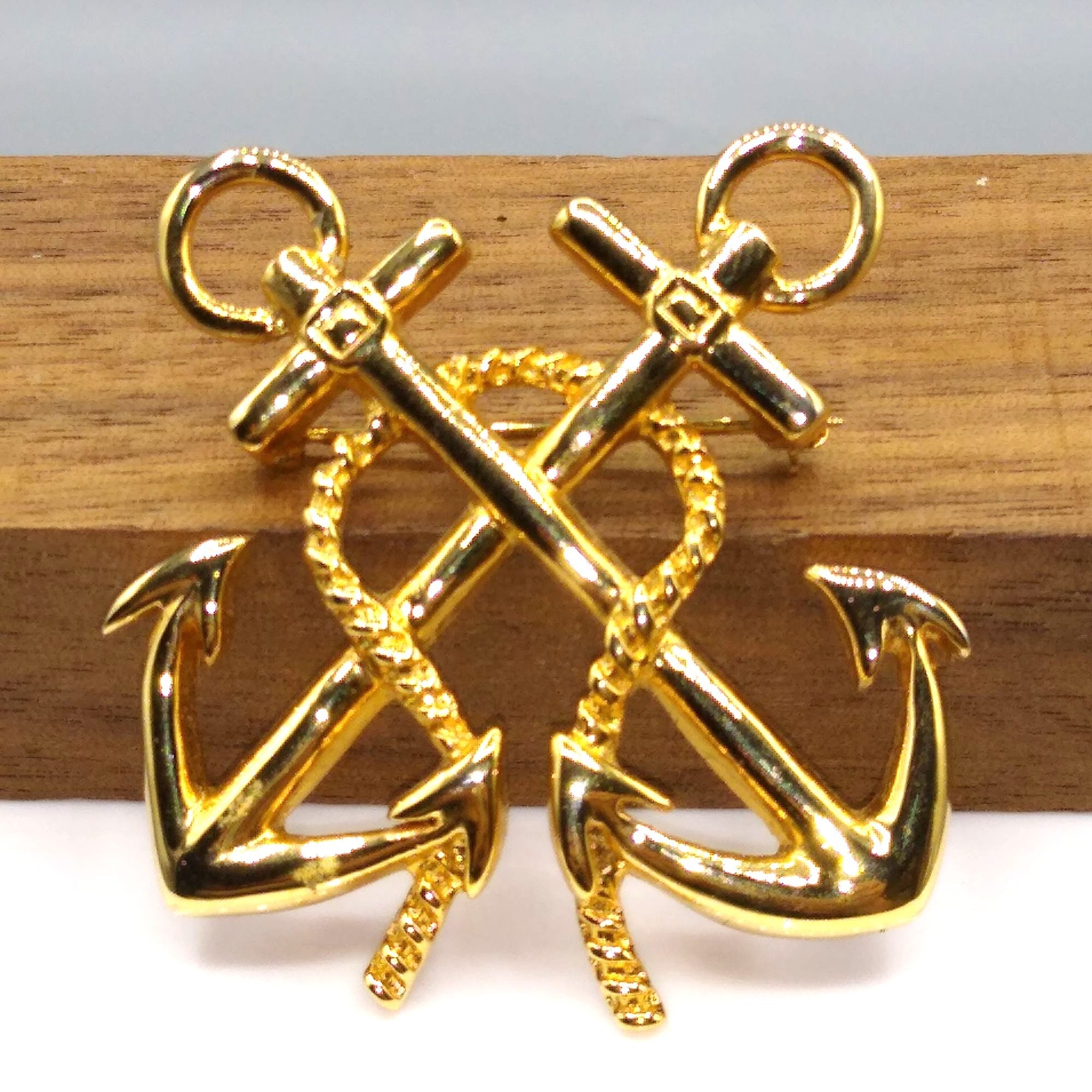 Nautical Brooch Related To Sailer Theme
