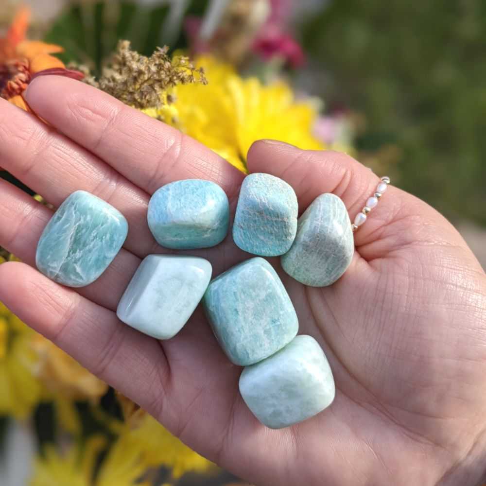 Amazonite Tumbles for inner peace and harmony