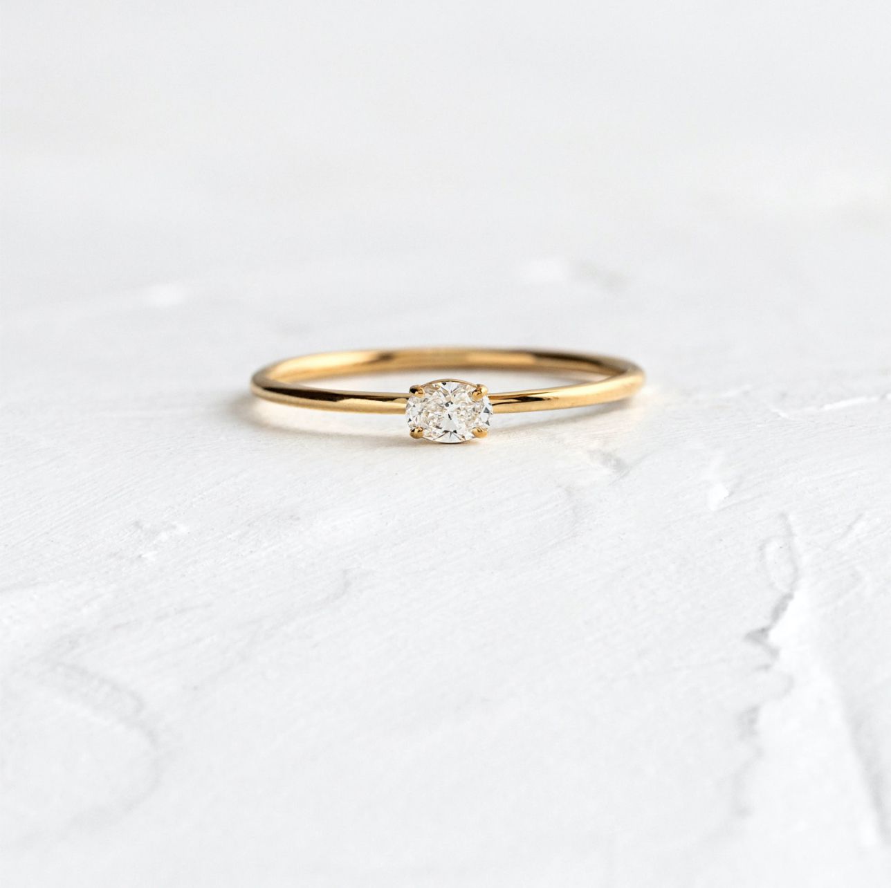 Stone Diamond Engagement Ring