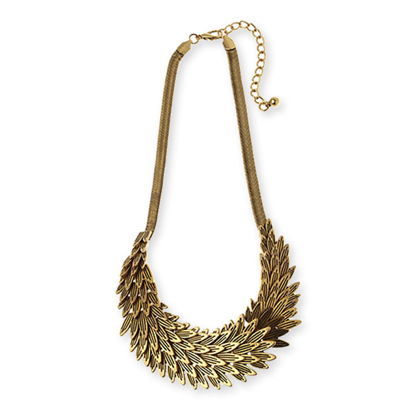 Layered Feather Necklace