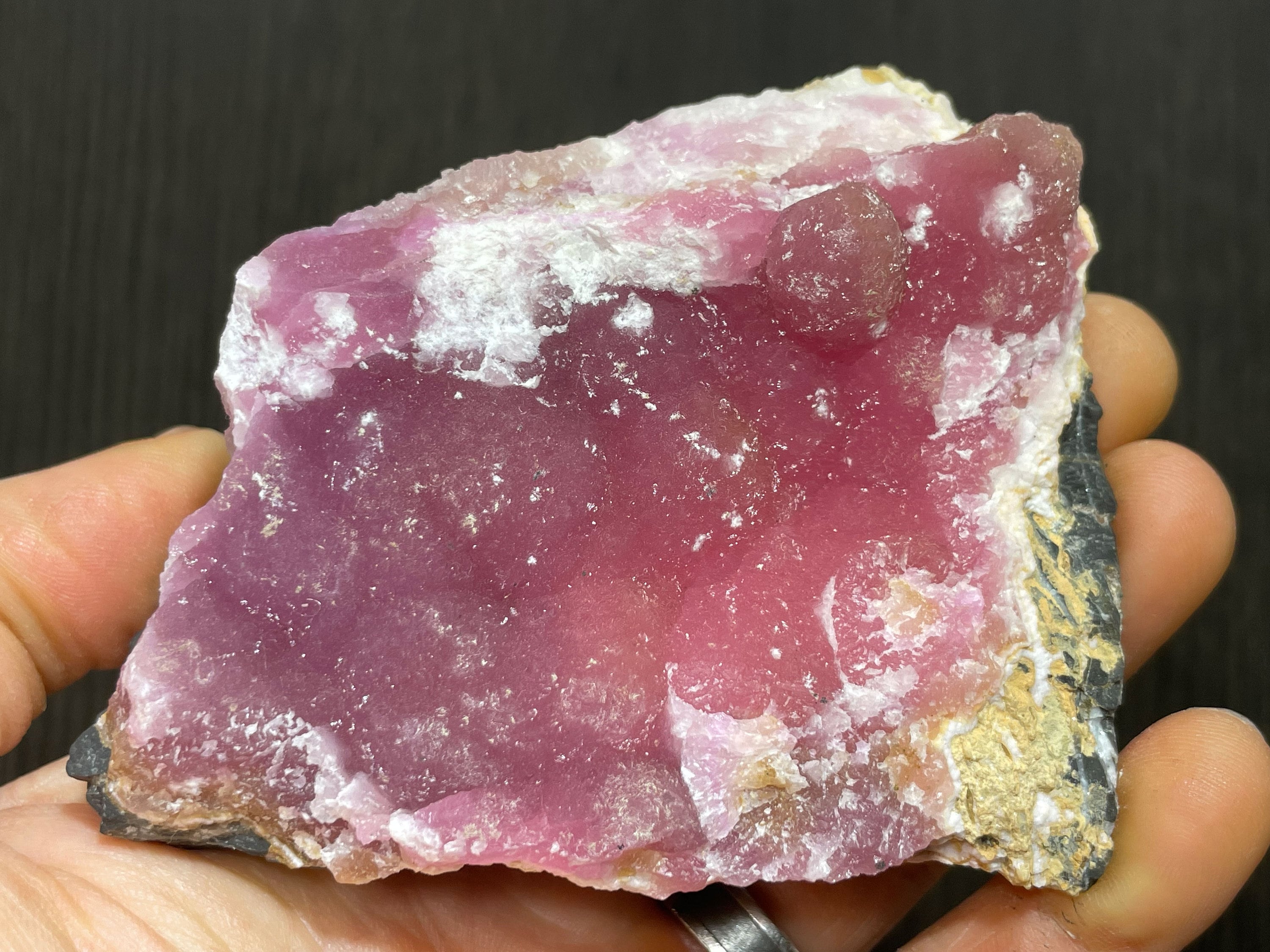 Pink or purple Botryoidal Cobaltoan Calcite Cobalt-bearing