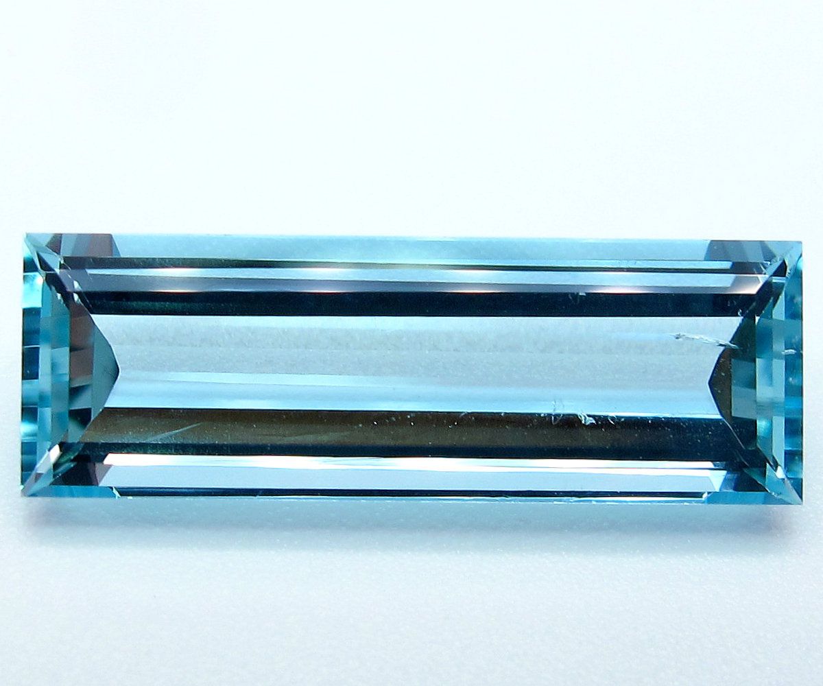 Rectangular Bar Of  Aquamarine 