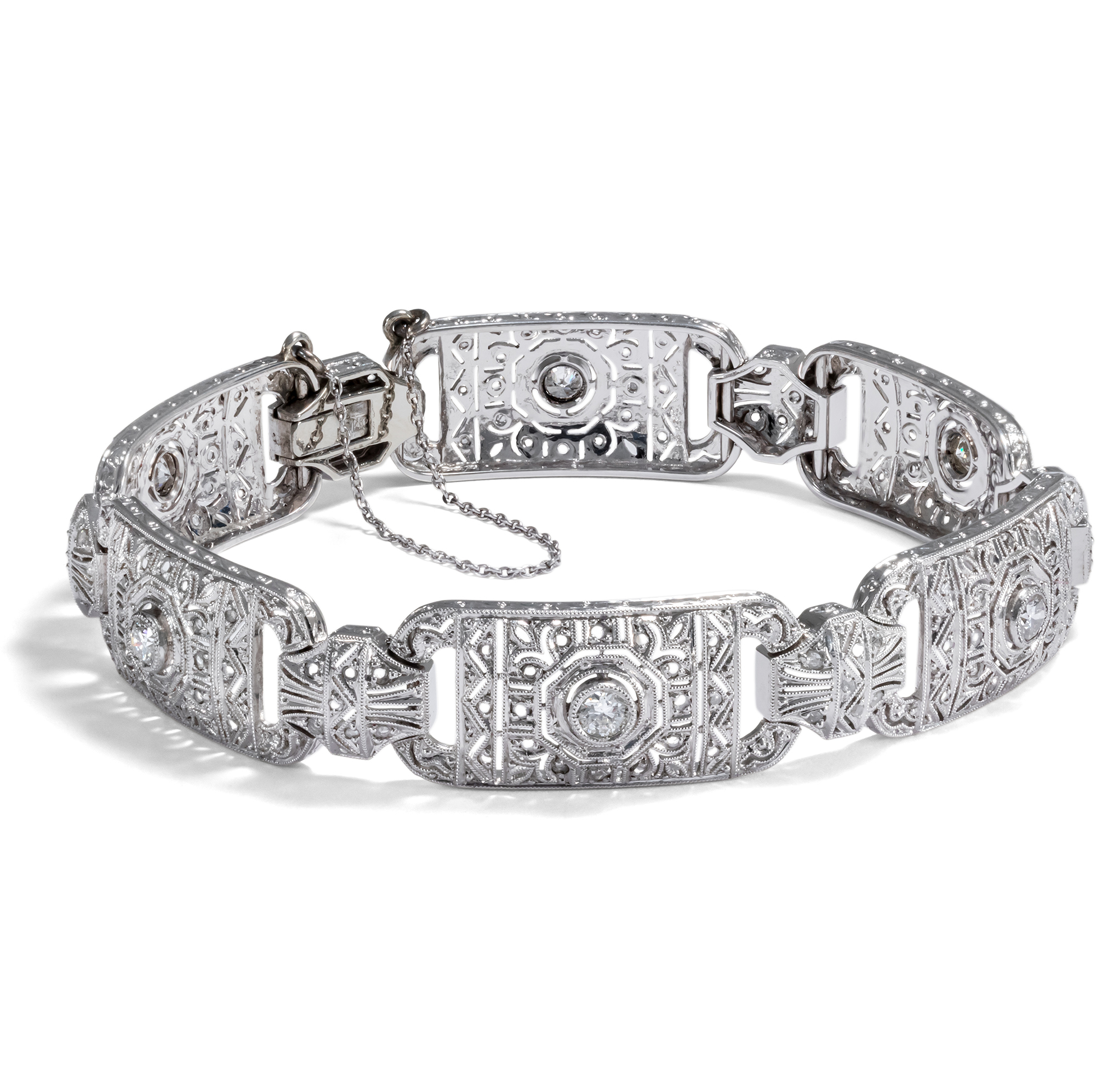Enchanting Art Deco Diamond Bracelet
