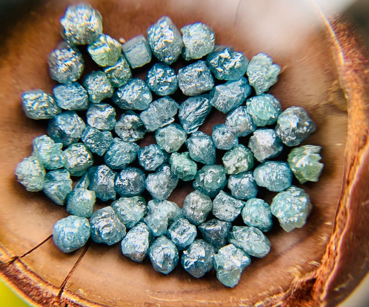 Natural Rough Blue Diamond