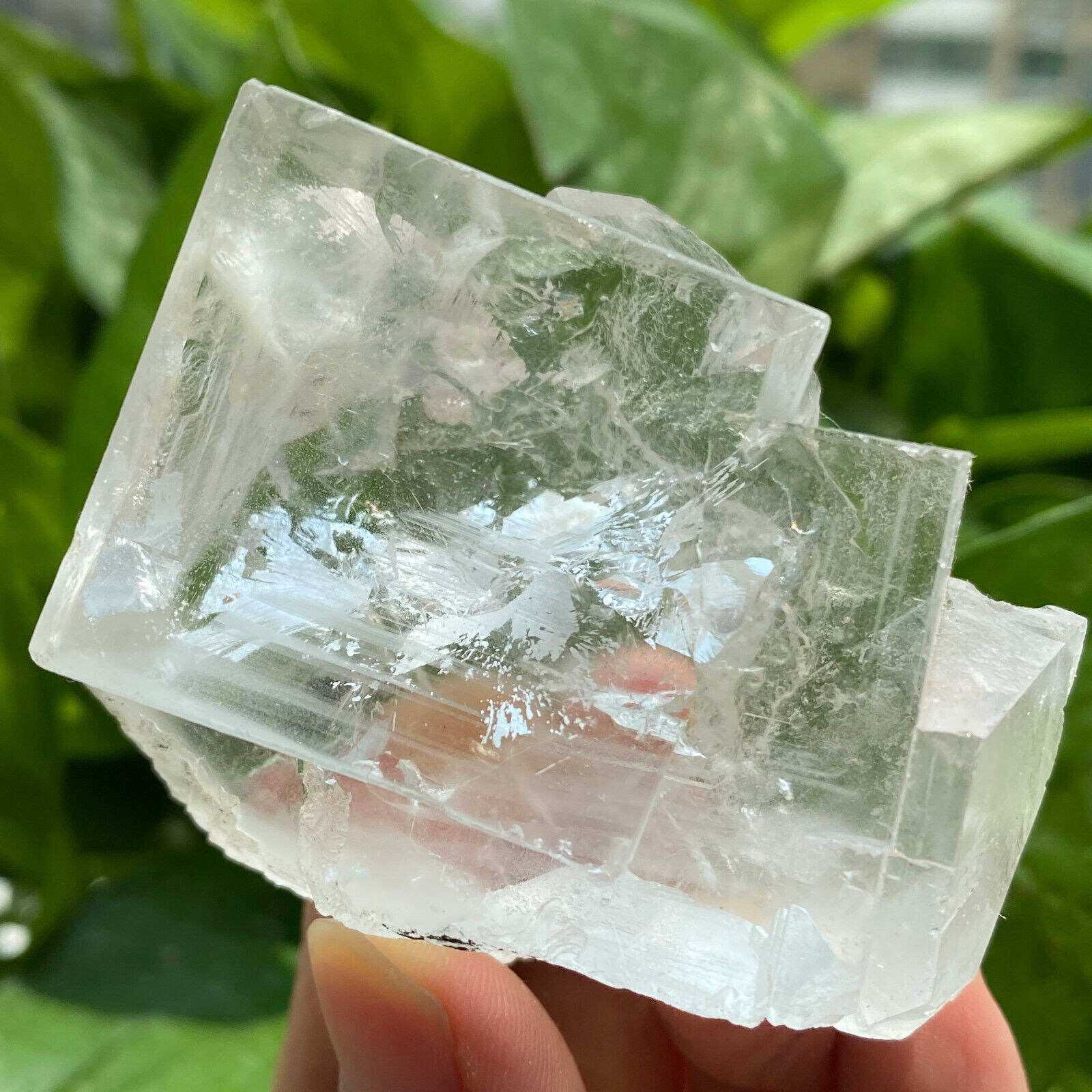 Natural Rare High Quality Colorless Super Transparent Fluorite