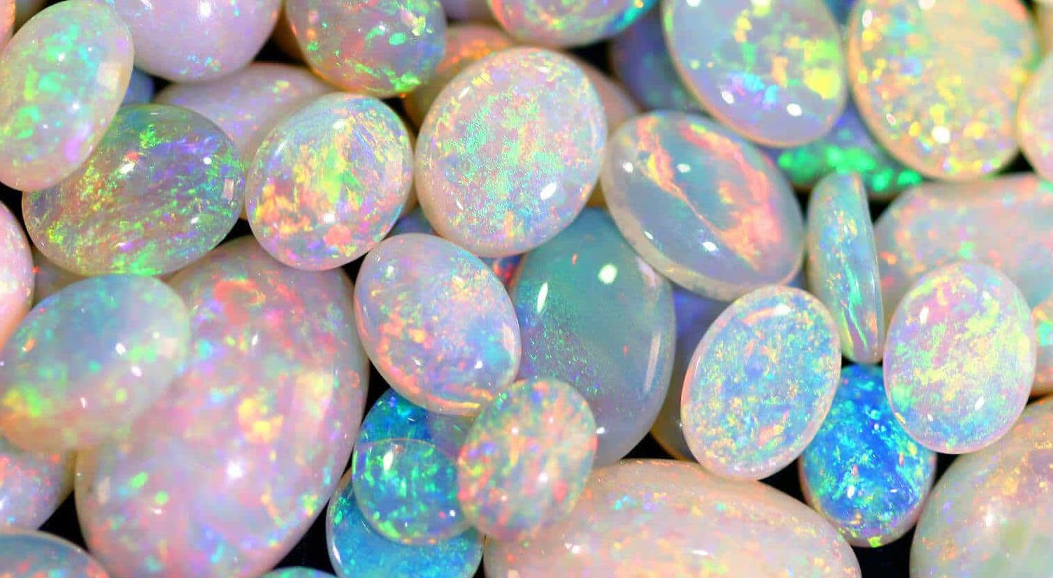 Closeup Of Opal Gemstone