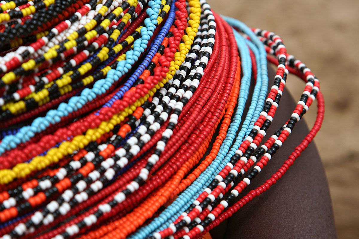 Masai beaded jewel