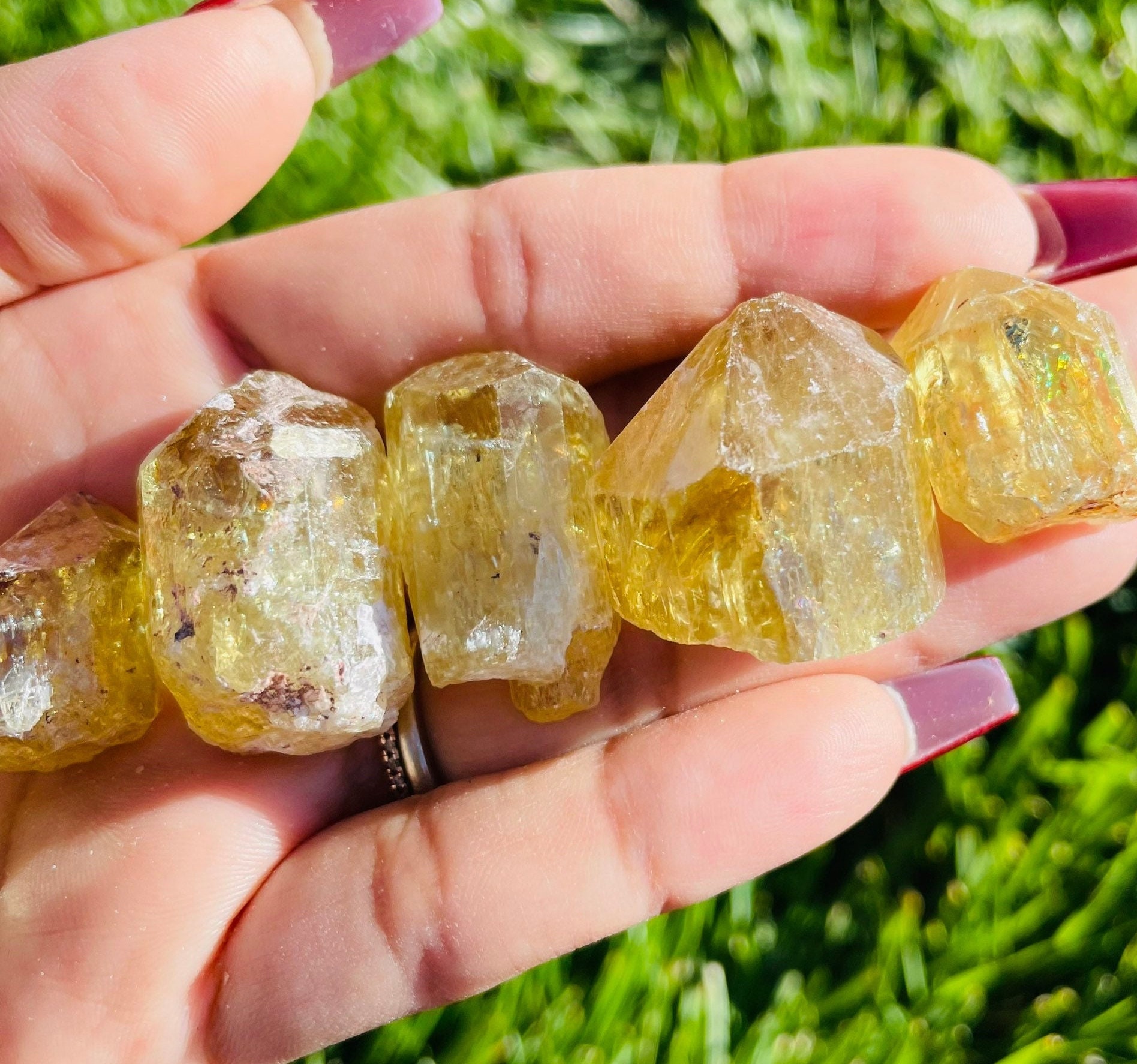 Yellow Apatite Crystal