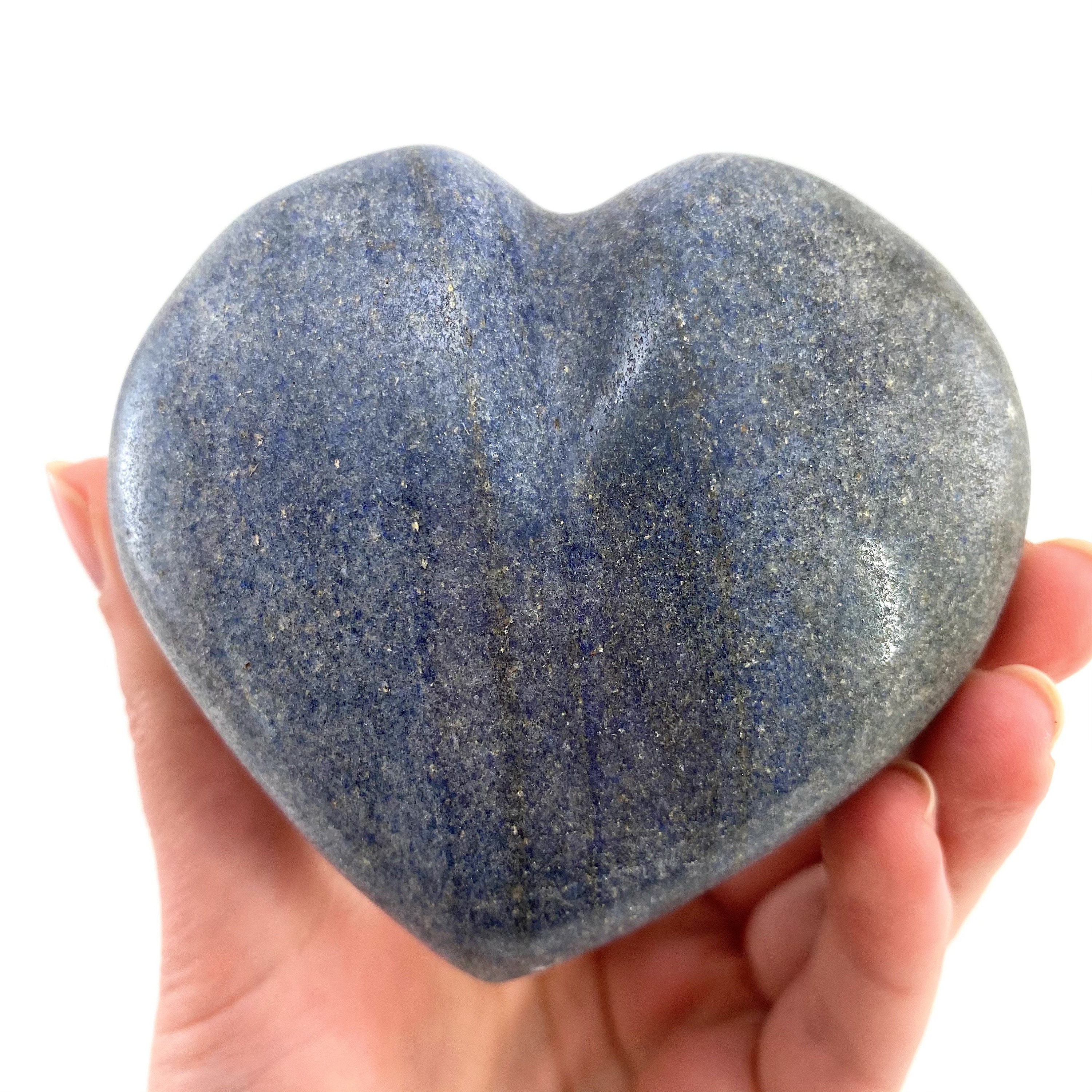 Lazulite Heart Crystal Heart