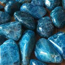 Blue Apatite Crystal