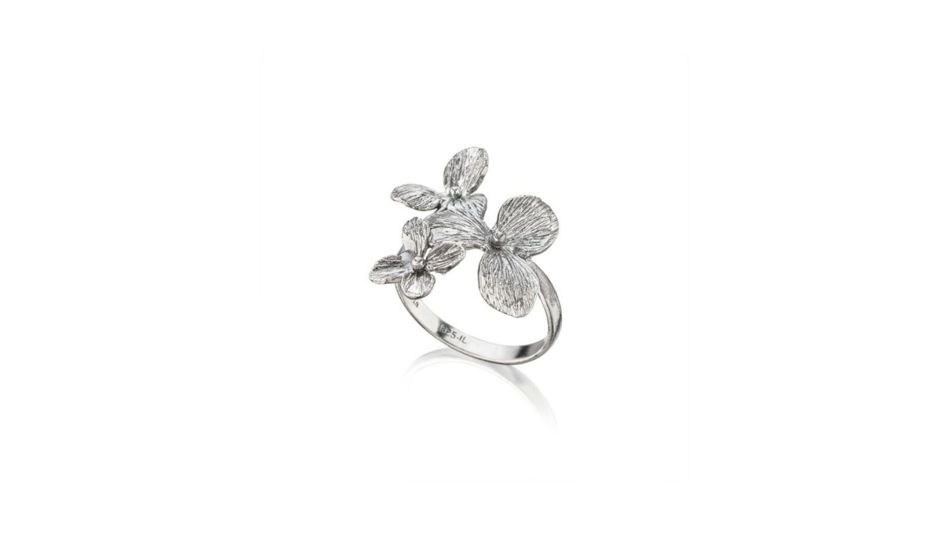 Orchid Ring Sterling Silver