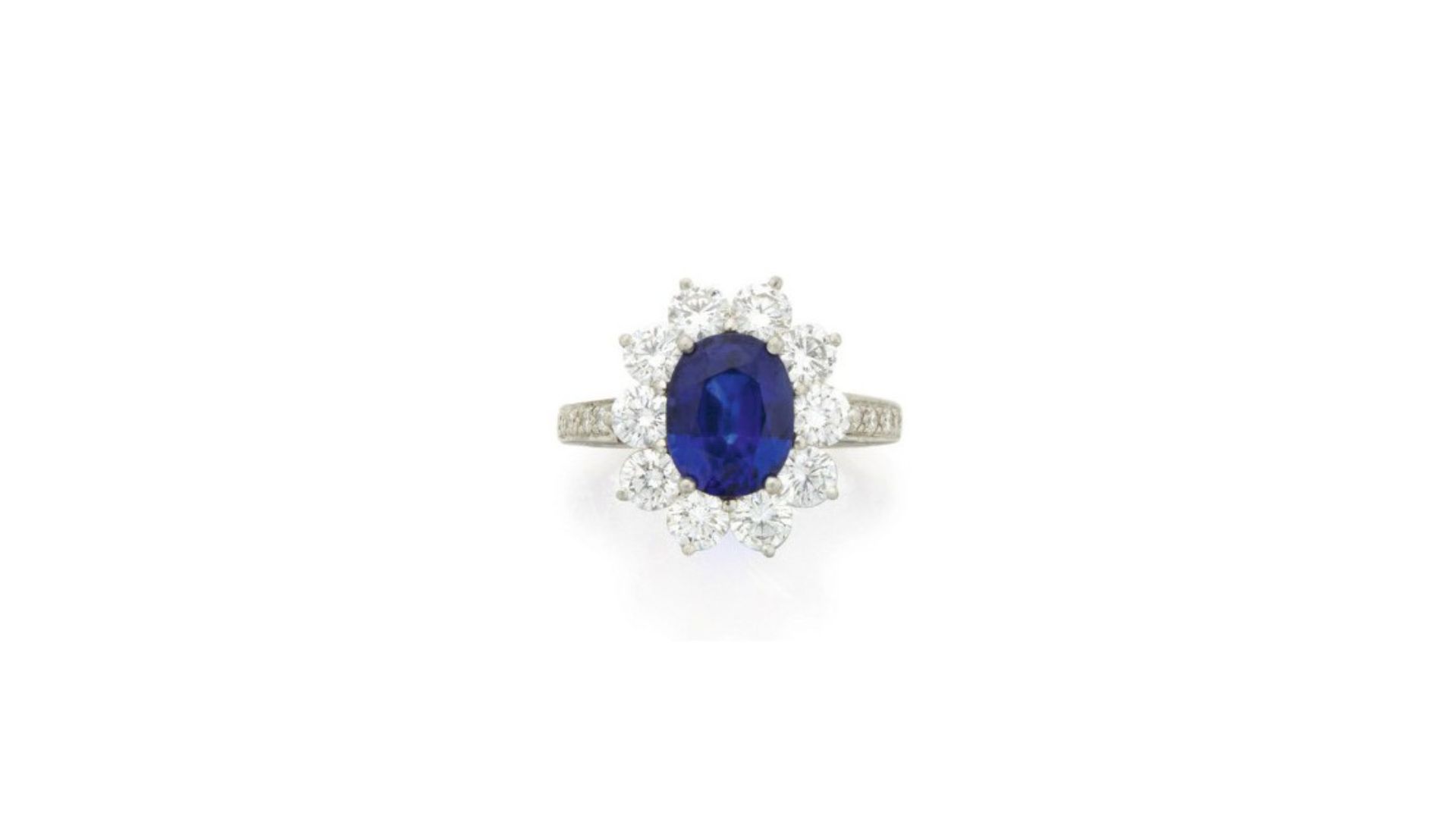 Tiffany & Co. Sapphire And Diamond Ring