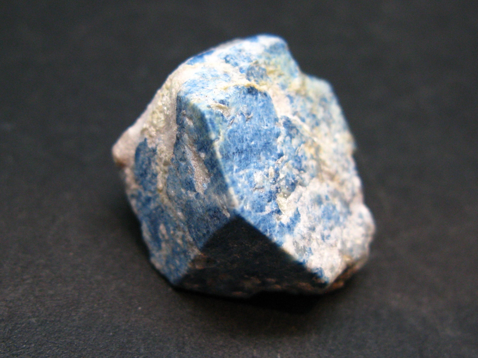 Rare Blue Lazulite Crystal From Georgia