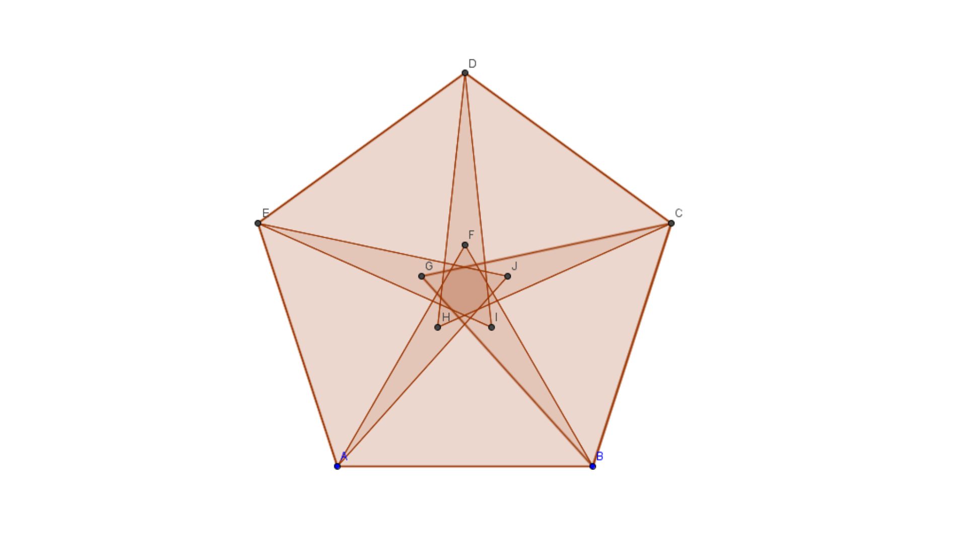 Simple pentagon be constructed from five equilateral triangles
