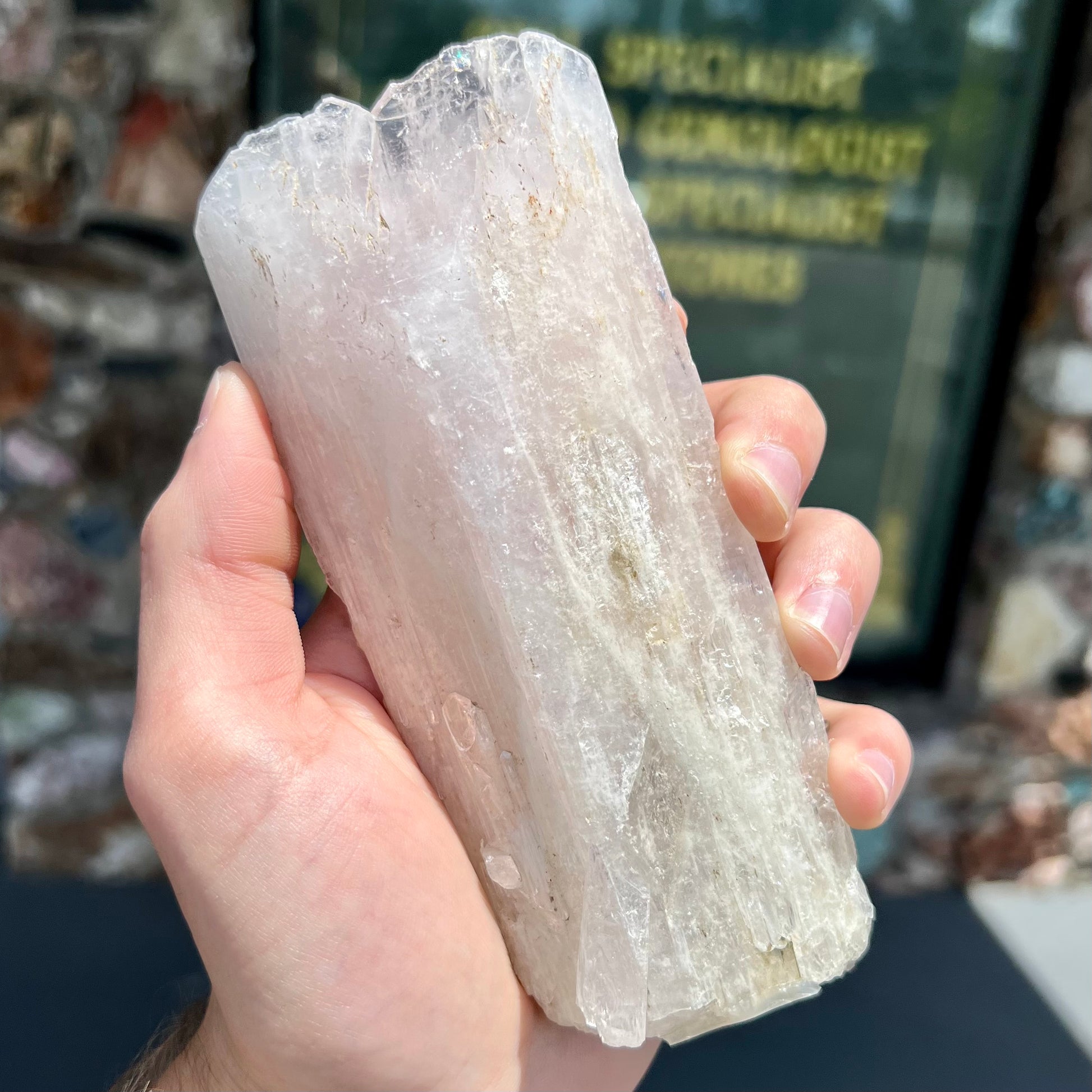 Exceptionally Large Pink Danburite Crystal