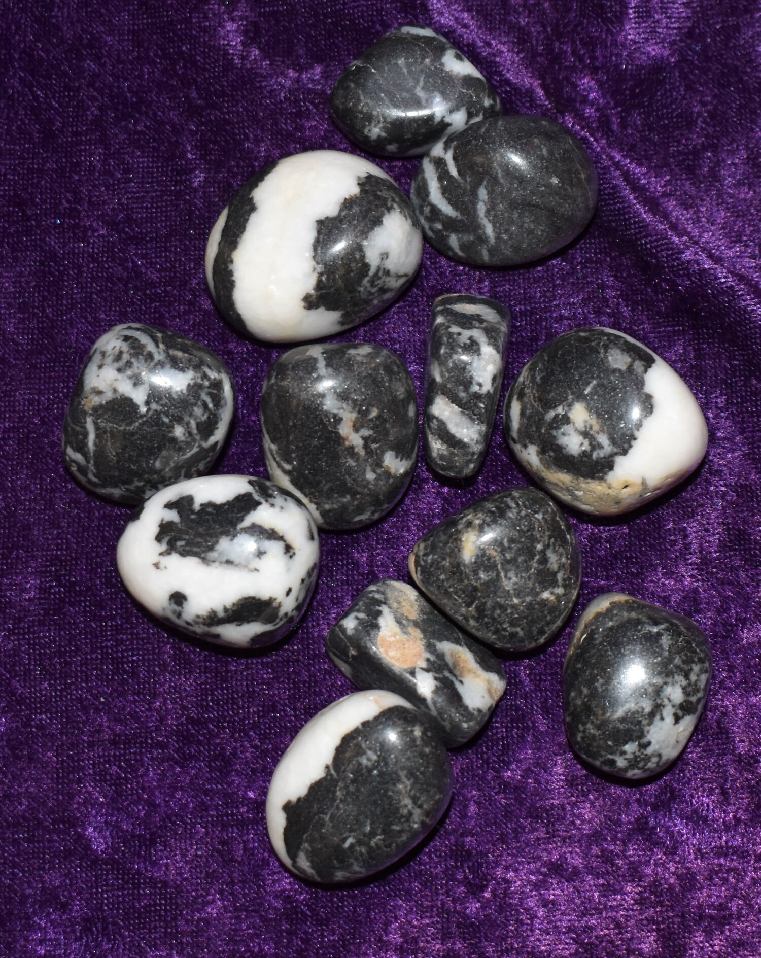 Eclectic Zebra Agate Stones