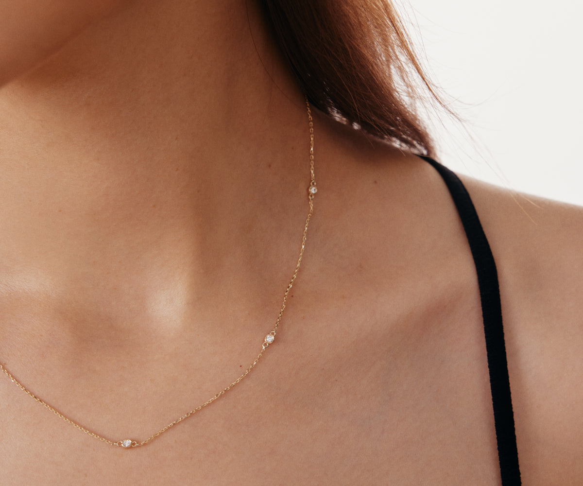Diamond Station Necklaces - Effortless Elegance And Beauty
